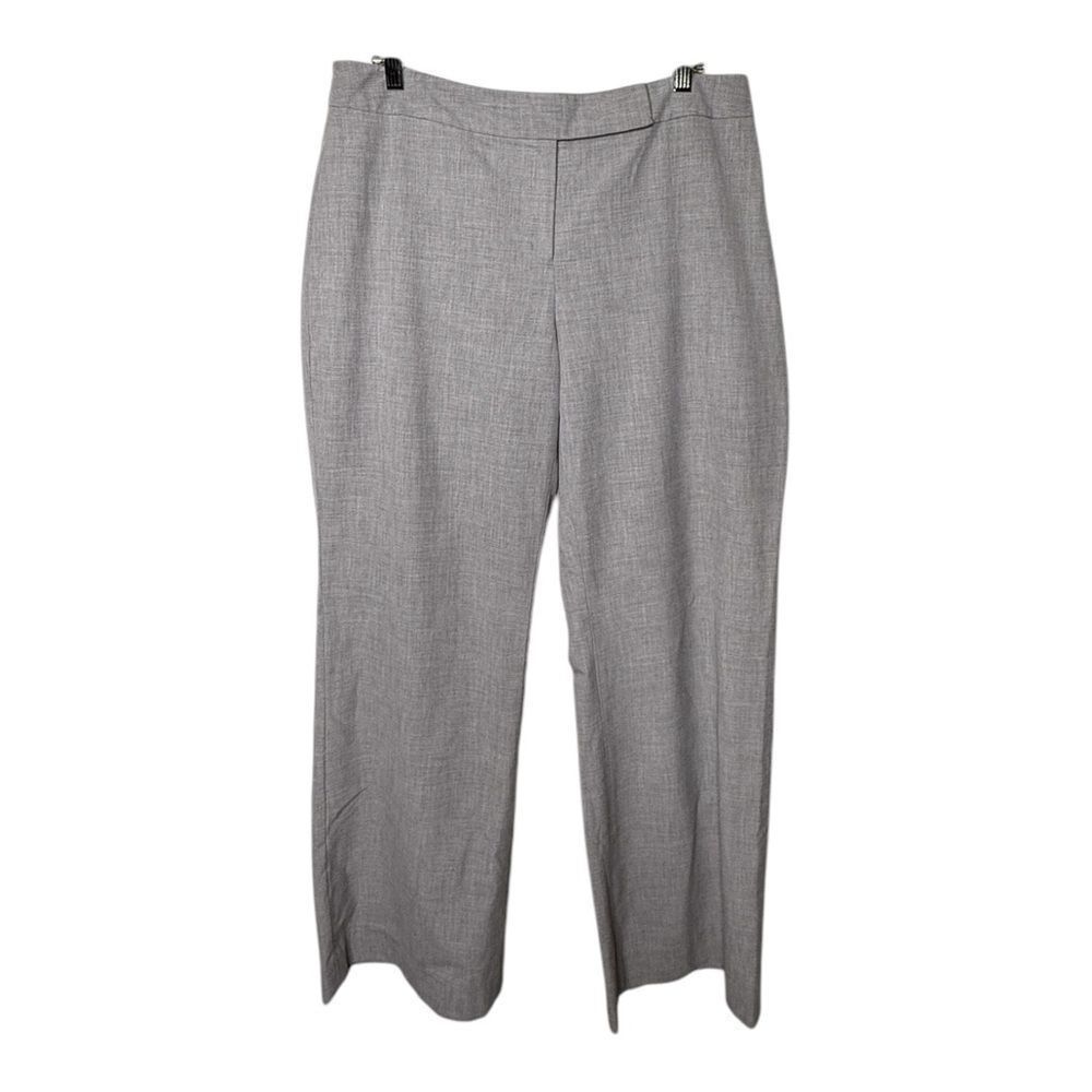 Loft grey Julie dress trouser pants size 10 polyester blend